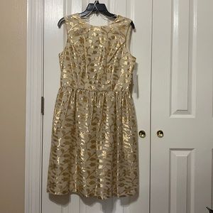 Gold dress